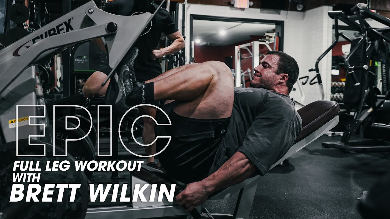 Full Leg Workout with Brett Wilkin and Hypertrophy Coach Joe Bennett