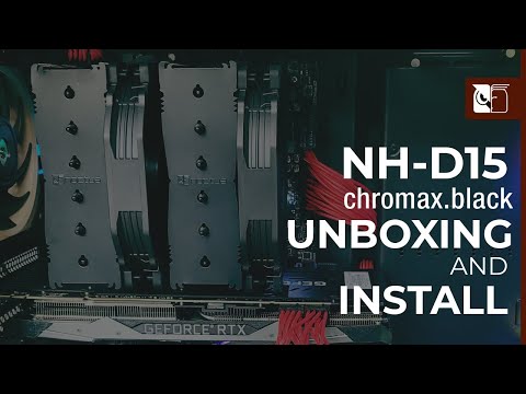 Aušintuvas Noctua NH-D15 chromax.juodas video