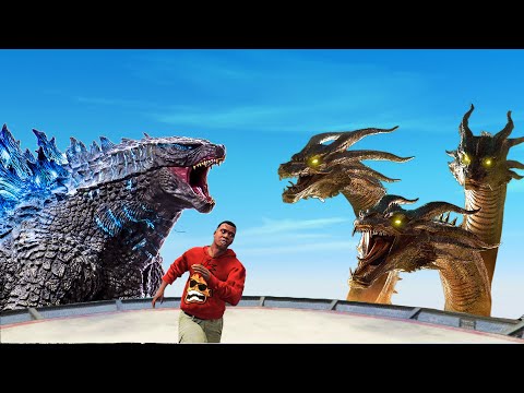 MECHGODZILLA VS BIG KONG (PART 9) in GTA 5 | THELOUDDUDE