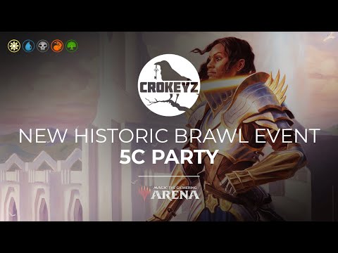 5C Party NEW Historic BRAWL EVENT | CROKEYZ MTG Arena