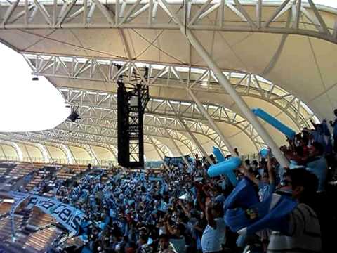 "vamos dragon queremos la copa final copa chile 2010" Barra: Furia Celeste &bull; Club: Deportes Iquique