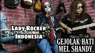 Download lagu KETIKA LUTHIER GITAR MENEMANI LADY ROCKER 'MEL SHANDY' BERMAIN GITAR mp3
