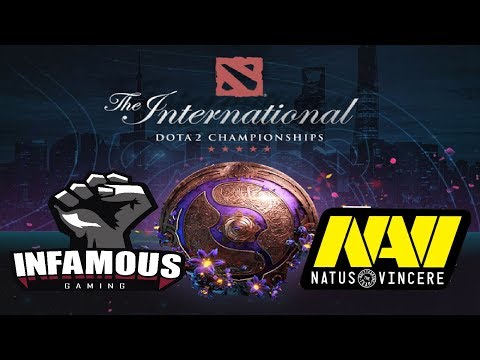 THE INTERNACIONAL 2019 INFAMOUS  VS NAVI  DOTA 2 DAY 2