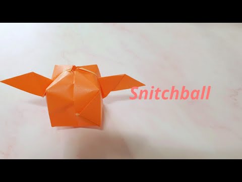 [hey origami] 76. paper harry potter Snitchball