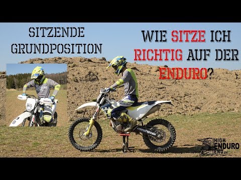 Enduro Tutorial #16 / Sitzende Grundposition beim Endurofahren