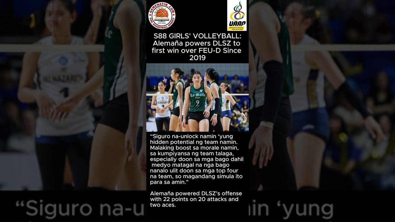 UAAP Girls' Volleyball: DLSU stuns FEU, as NU and Adamson lead the standings