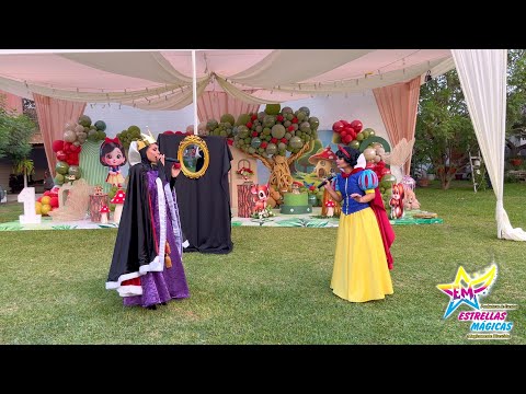 Show Infantil Blancanieves - Vive tu Historia con Estrellas Mágicas - Mágicamente Divertido!!!