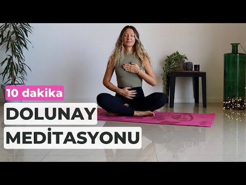 Dolunay Meditasyonu 🌕 Arınma, Bırakma ve Yeni Niyetler | 10 Dakikalık Meditasyon | Gonca Duyan