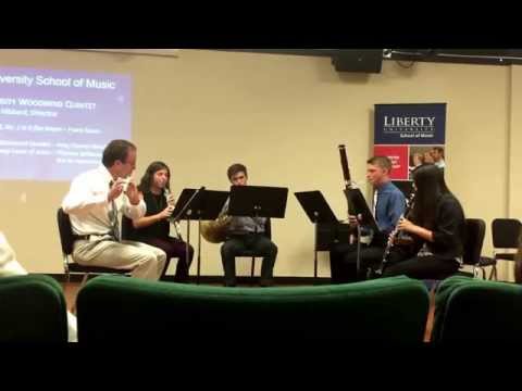Mozart as played by the Liberty University Woodwind Quintet