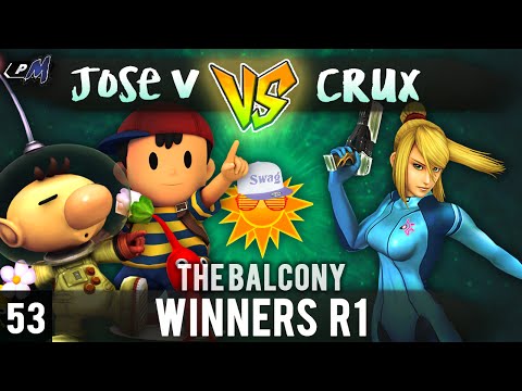 PM @ the Balcony 53 - Winners R3 ft. Crux (Zero Suit Samus) vs Jose V (Olimar, Ness)