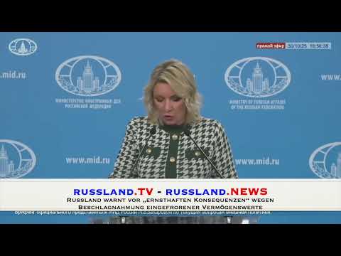 Russland warnt vor „ernsthaften Konsequenzen“ wegen Beschlagnahmung eingefrorener Vermögenswerte