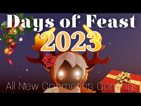 [BETA] Days of Feast 2023 - ALL New Items 🎁 So Festive + Cute 😭 Sky Beta Update - nastymold