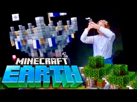 first GAMEPLAY ever of Minecraft Earth... it’s really something...