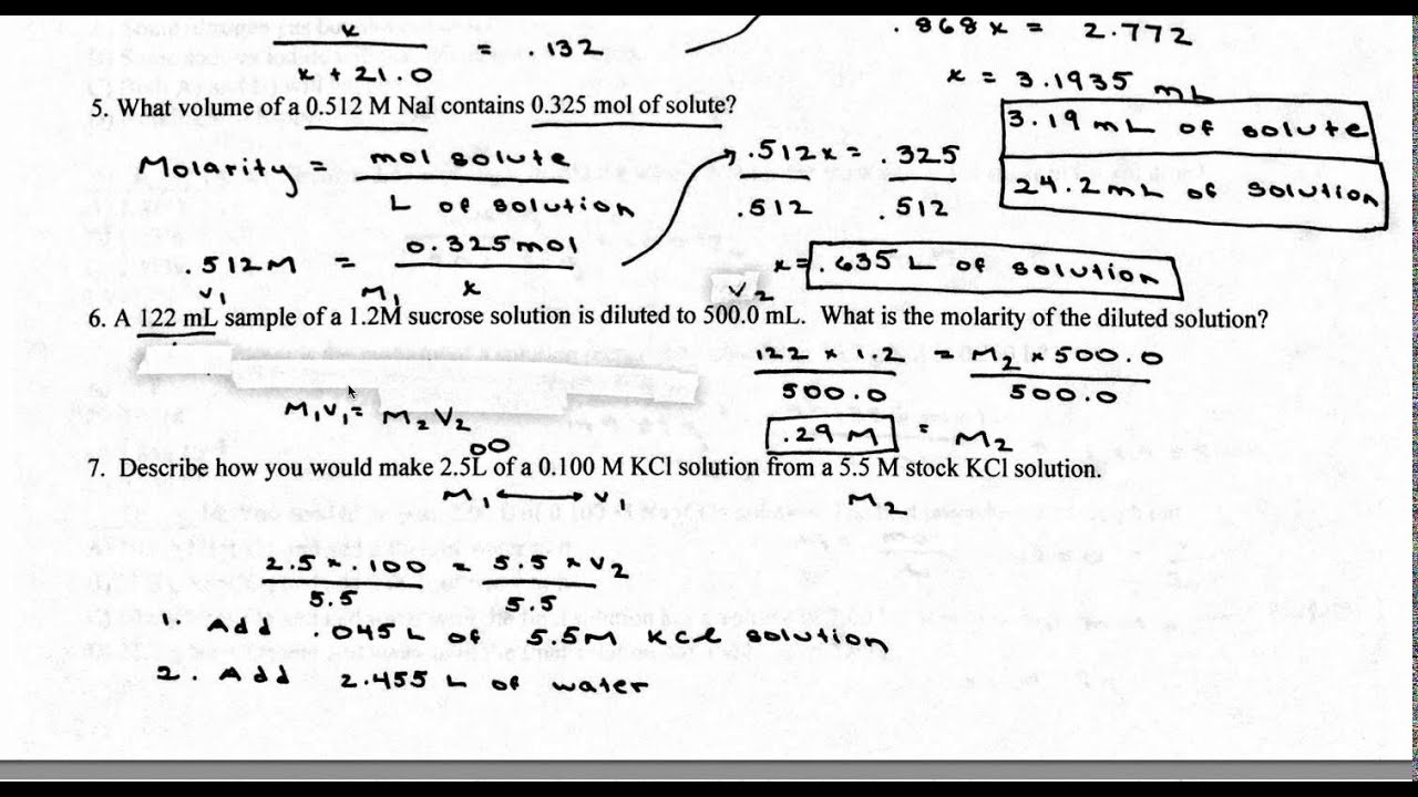 Chemistry Chapter 13 Practice Test