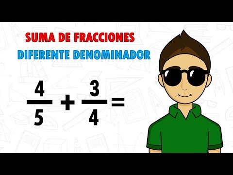 ADDING FRACTIONS WITH DIFFERENT DENOMINATORS Super Easy - For beginners