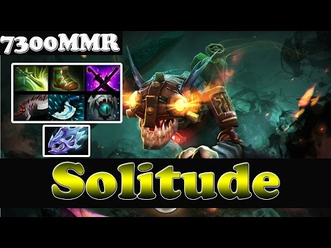 Dota 2 - Solitude 7300 MMR Plays Slark vol 4 - Ranked Match Gameplay