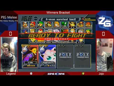 PIG Melee Weekly #16 Legend vs Jojo Winners Bracket