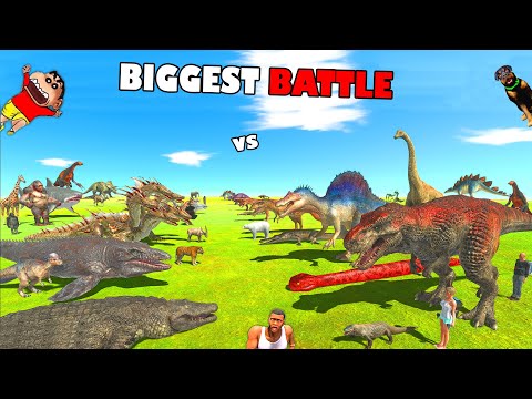 EVERY CATEGORY Fights with EVERY UNIT in Animal Revolt Battle Simulator with Shinchan and CHOP