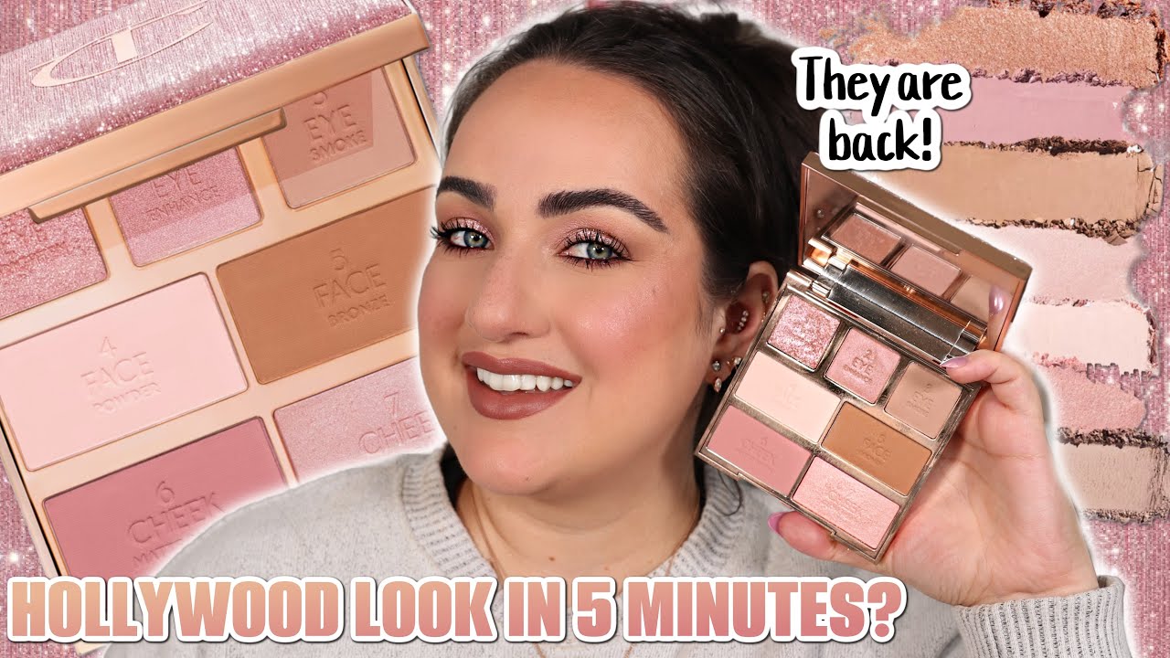 NEW Charlotte Tilbury Hollywood Instant Look In a Palette! 5 Minute Face!? Watch Before You Buy!