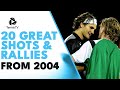 20 AMAZING ATP Tennis Shots & Rallies From 2004!