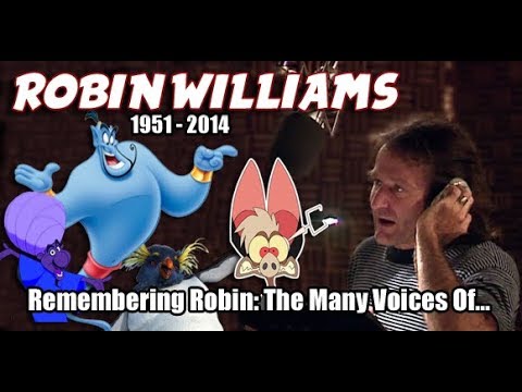 Many Voices of ROBIN WILLIAMS (Animated Tribute) HD High Quality
