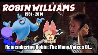 Many Voices of ROBIN WILLIAMS (Animated Tribute) HD High Quality
