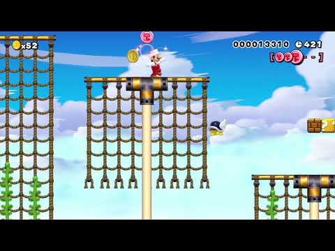 (3-2) Sweet Seasalt Skies ⚡️ by Kyevmu ⚡️ SUPER MARIO MAKER Raw GAMEPLAY