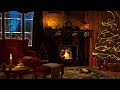Instrumental Christmas Music with Crackling Fireplace | Christmas Ambience 24/7