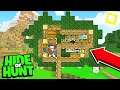 Most Secret TREEHOUSE in Minecraft Hide Or Hunt!