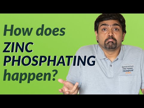 How does zinc phosphating happen?