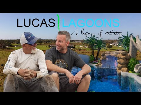 Insane Pools Lucas Lagoons building Rock Grotto in Sarasota Florida!