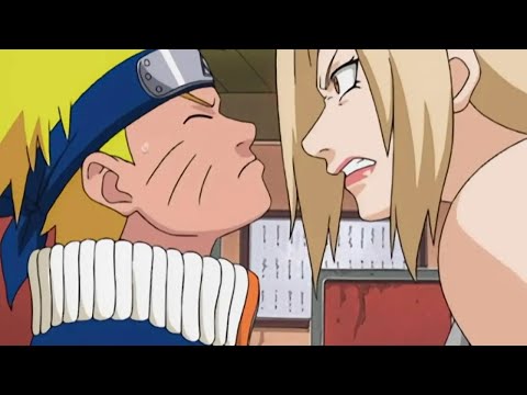 Naruto conhece Tsunade e a desafia - Naruto dublado
