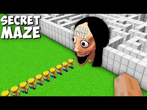 What if MINIONS escape MOMO in MINECRAFT? MINECRAFT ANIMATION