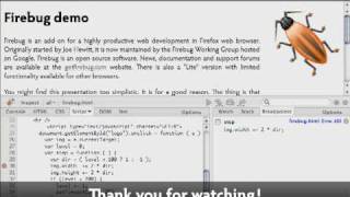 Firebug tutorial