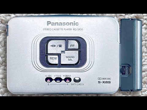 [RARE FULL SET] PANASONIC SX50 Walkman Cassette Player, Near Mint Silver, Working ! image 16