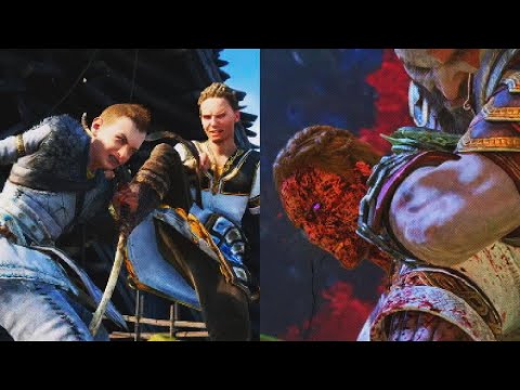 Kratos DESTROYS Heimdall For Bullying Atreus (God of War Ragnarök) [4k]