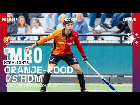 Oranje-Rood - HDM 🏑 Tulp Hoofdklasse Heren ‘24/’25 RONDE 11 | Samenvatting