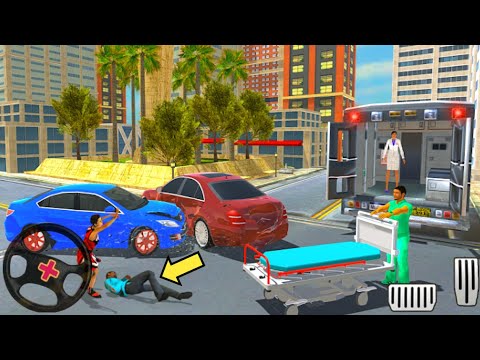 Policeman Ambulance Driver Simulator #11 - Emergency Rescue Truck - Android Gameplay
