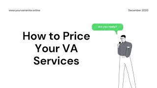 How to Price Your Virtual Assistant Services