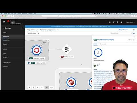 Kafka + Knative eventing - burst auto-scaling based on Kafka messages | DevNation Lessons