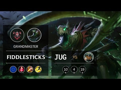 Fiddlesticks Jungle vs Olaf - EUW Grandmaster Patch 10.2