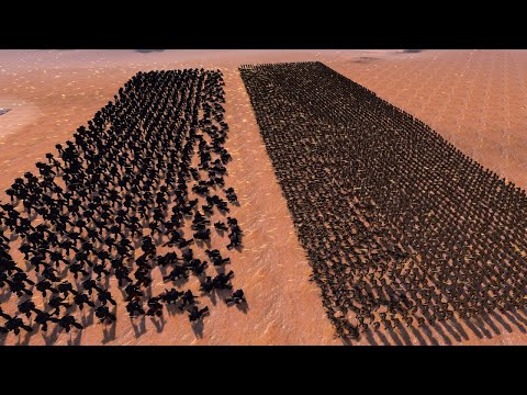 900 Chaos Space Marines vs 5000 Imperial Guardsmen in UEBS Ultimate Battle Simulator