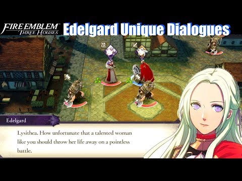 FE3H All Edelgard Unique Dialogues - Fire Emblem Three Houses (Black Eagles)