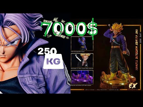 1:1 Lifesize 🗡 Future Trunks UNBOXING! Dragonball Z Anime Statue / Figure 🔥 Limited Edition