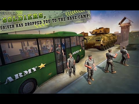 OffRoad US Army Coach Bus Driving Simulator Android Gameplay