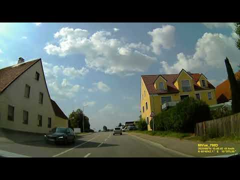 D: Gemeinde Möttingen. Landkreis Donau-Ries. Ortsdurchfahrt. August 2025