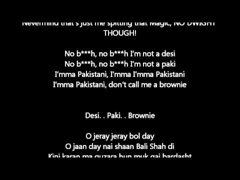 Osama Com Laude - "Pakistani" (Wild Boy Remix) Lyrics