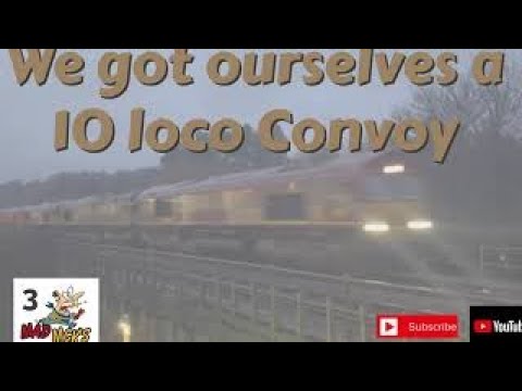 We got ourselves a 10 loco convoy