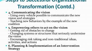 Strategic Interventions