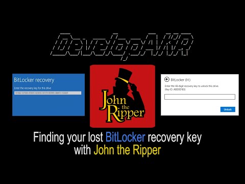 Finding your lost BitLocker recovery key with John the Ripper